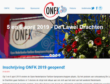 Tablet Screenshot of onfk.nl